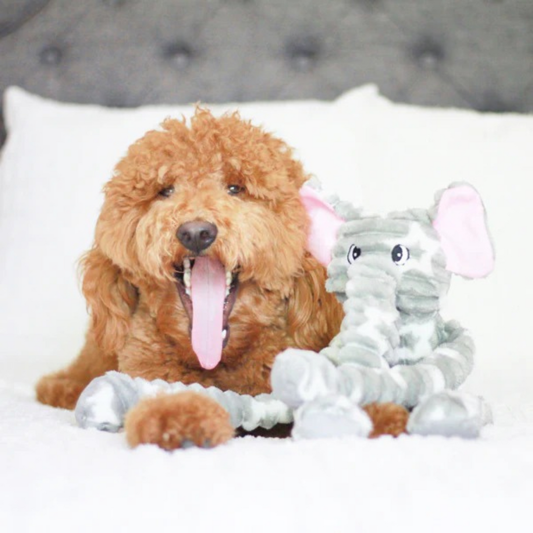 Patchwork Pet Ellie Elephant Plush Dog Toy